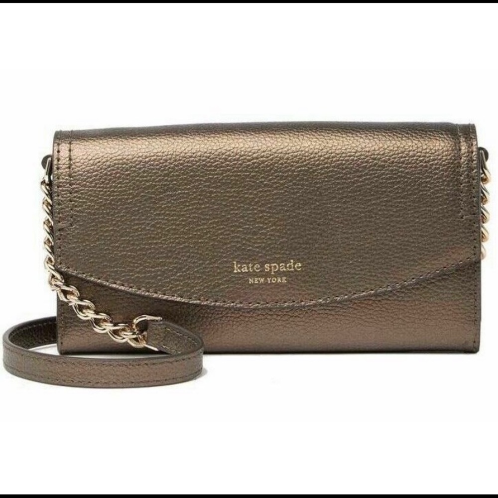 KATE SPADE Eva Leather Chain Wallet
